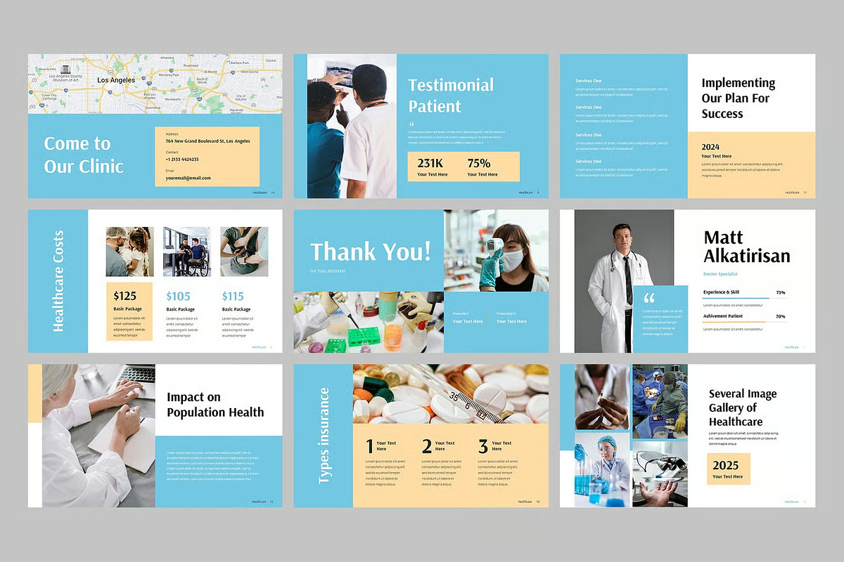 Healthcare Keynote Templates, a Presentation Template by Fit-tee (Photo 4 of 4)