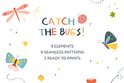 Cute Spring Bugs, a Pattern Graphic by Petit Citizen Design (Thumbnail 2 of 6)