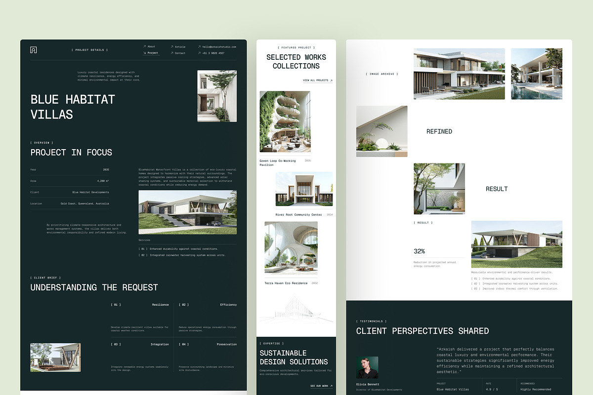 Arkaish – Architecture Firm Website, an UI Kit Template by peterdraw (Photo 5 of 7)