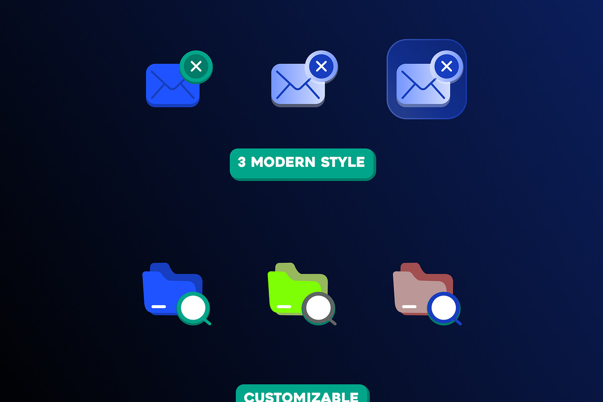 FORTIS - Bold Colorfull Icon Pack, a Solid Icon by BROCZ Store (Photo 4 of 8)
