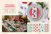 Retro Christmas Seamless Patterns, a Pattern Graphic by Svetlana Lerie (Thumbnail 5 of 9)