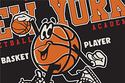 College basketball character print, a Sport Illustration by swsctn (Thumbnail 2 of 2)