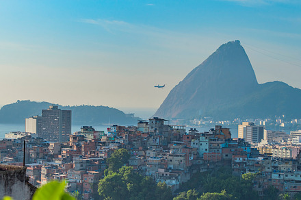 Plane over Favela in Rio de Janeiro, a Photo by Pictures for you!!!!!!!!!