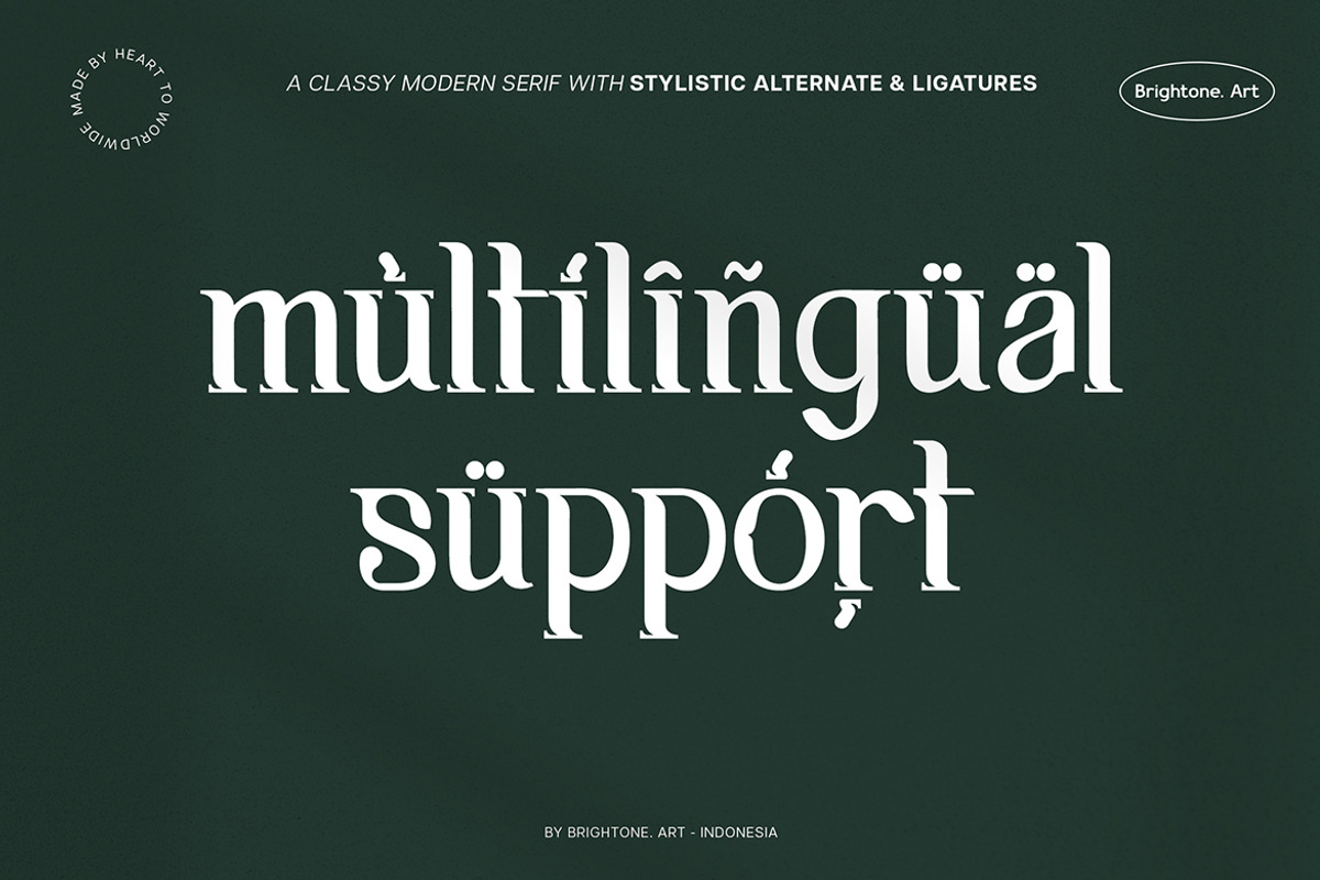 Arctiflow -Modern Serif Font, a Serif Font by Brightone (Photo 4 of 10)