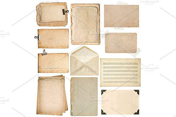 Used paper sheets preview 2