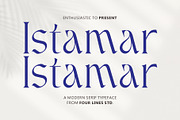 Istamar - Elegant Serif Font, a Serif Font by Four Lines Std. (Thumbnail 1 of 10)