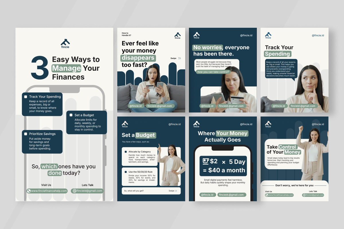Smart Money Habit Financial Carousel, a Social Media Template by productype1 (Photo 5 of 5)