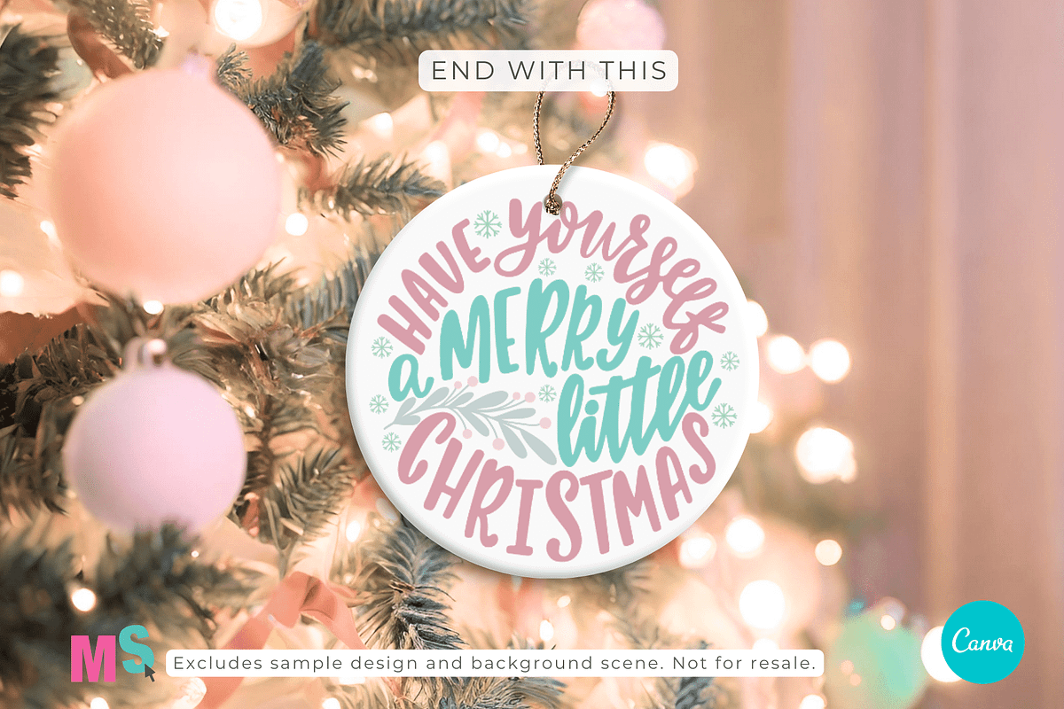 Round Ceramic Ornament Canva Mockup, a Mockup by Mockup Scene (Photo 9 of 15)