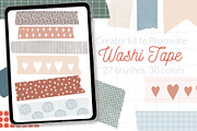 Stamp brushes bundle for Procreate, a Brush Add-On by Let's Art (Thumbnail 5 of 19)