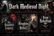 Nightforge Gothic, a Blackletter Font by Wow Magic (Thumbnail 6 of 6)