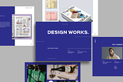 Minimal Blue Portfolio, a Marketing Template by Bervisual (Thumbnail 1 of 7)