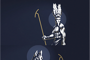 Set of Egiptian Gods, a Graphic by Masterlevsha (Thumbnail 6 of 11)