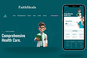 FaithHeals-Medical Website Template, a Landing Page Template by NomaTemplates (Thumbnail 1 of 8)