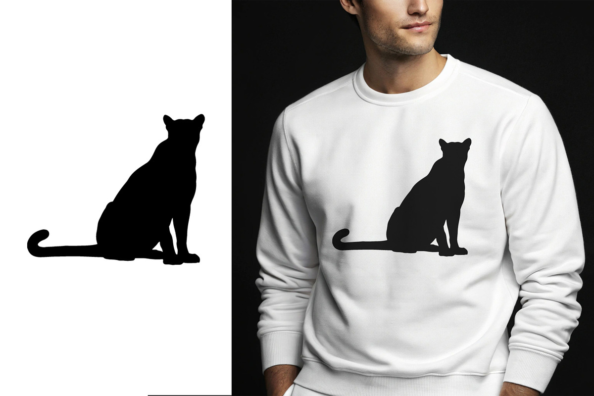 Cougar Silhouette Collection - 20 Un, an Animal Illustration by Unique Design Team (Photo 5 of 5)