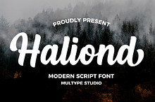 Haliond Modern Script