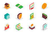 Isometric Icons Pack, a Duotone Icon by alexdndz (Thumbnail 10 of 21)