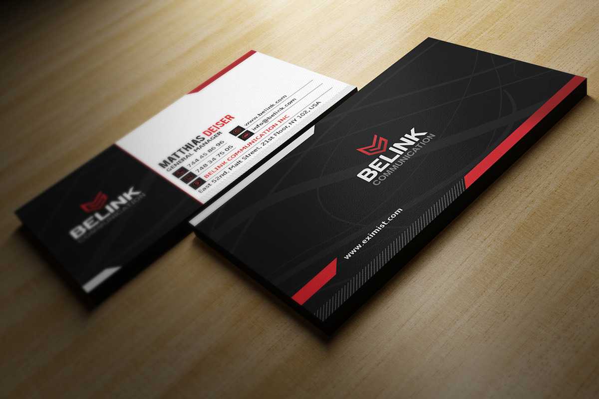 Modern Corporate Business Card, a Business Card Template by Marvel (Photo 2 of 3)