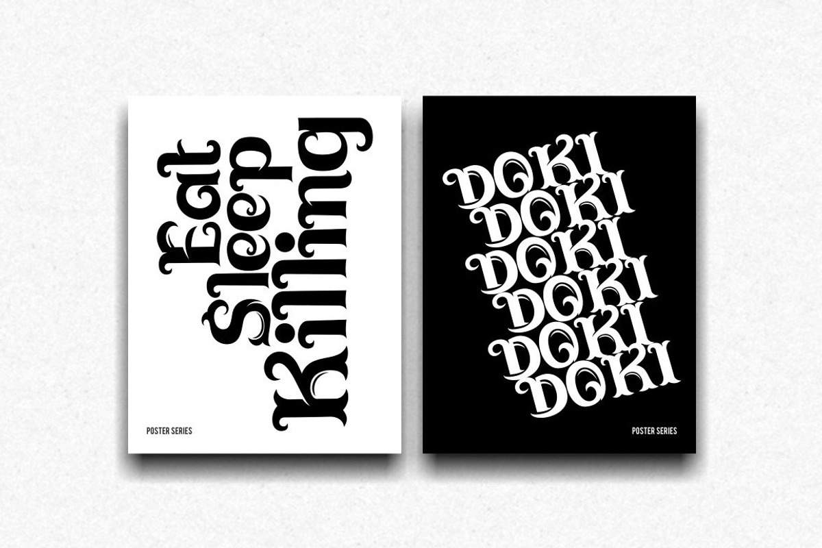 Kodia Font preview 5