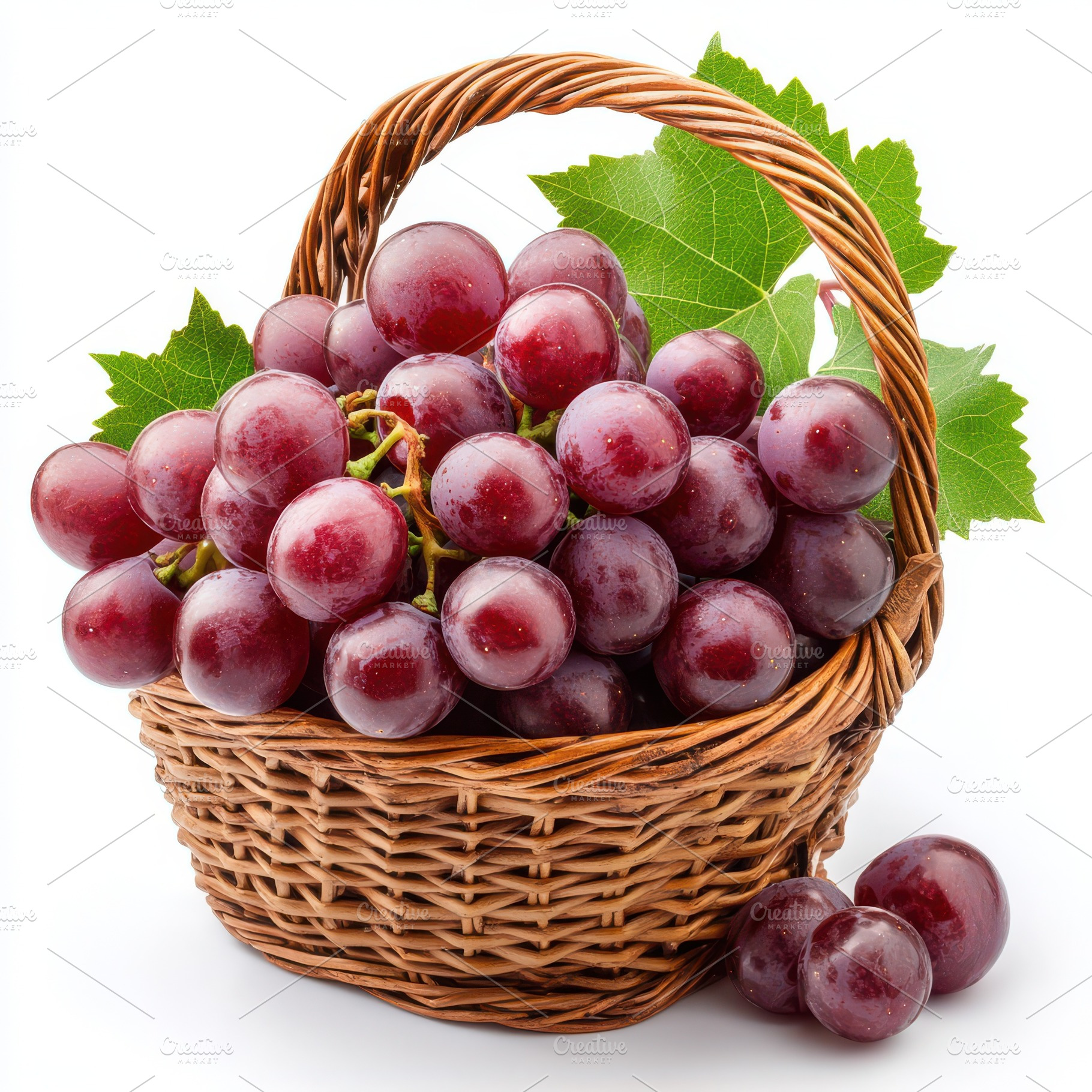 Bunch of red table grape with grape, a Food & Drink Photo by Pixeness Studio