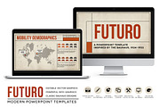 Futuro Bauhaus Powerpoint Templates, a Presentation Template by Blixa 6 Studios (Thumbnail 1 of 13)
