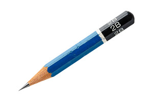 Wood pencil isolated