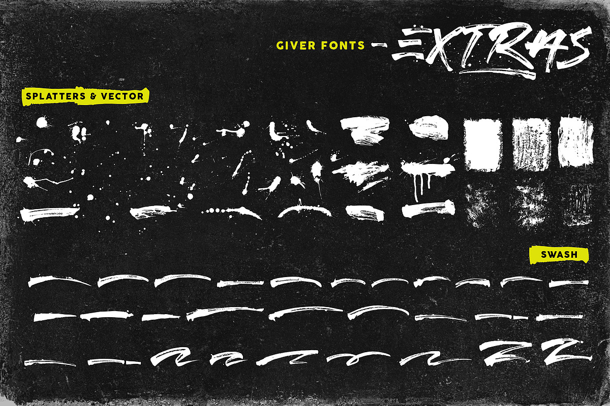 Giver Font + Extras preview 8