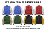 Varsity Jacket Mockup PSD Editable, a Hoody Mockup by std.badboy (Thumbnail 2 of 4)