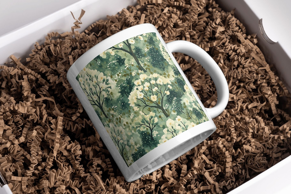 12 Brush and Bough Seamless Patterns, a Pattern Graphic by Inknfolly (Photo 5 of 7)