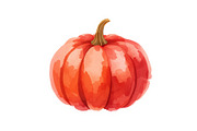 Watercolor Pumpkin Patch Bundle Art, an Illustration by BIPLOB EXPERT (Thumbnail 2 of 13)
