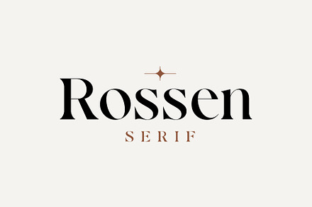 Rossen Serif – Sophisticated Font