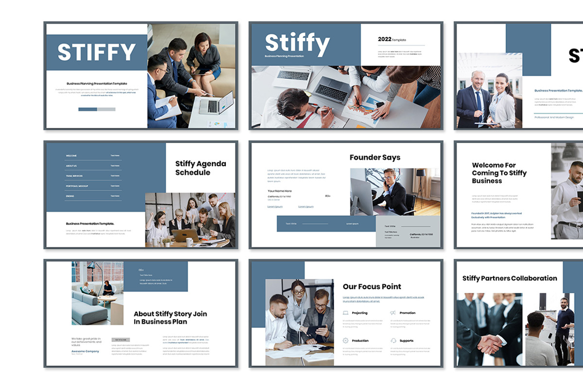 Stiffy Plan Business Presentation, a Presentation Template by Analogous Temp (Photo 2 of 5)