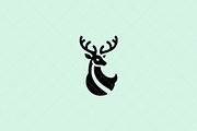 Minimalist Deer Emblem Wildlife, an Animal Illustration by Vectorium Studio (Thumbnail 2 of 4)