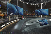 Virtual TV Studio News Set 36, an Architecture 3D Model by akerStudio (Thumbnail 12 of 25)