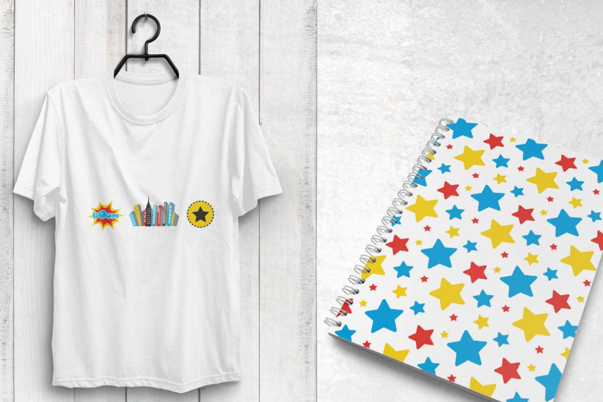 SUPERHERO Pattern collection, a Pattern Graphic by PrettyPatterns