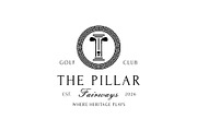 Pillar Golf Logo, a Branding & Logo Template by Buqancreative (Thumbnail 4 of 4)