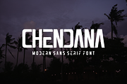 Chendana - Font, a Sans Serif Font by artchiles_design (Thumbnail 3 of 5)