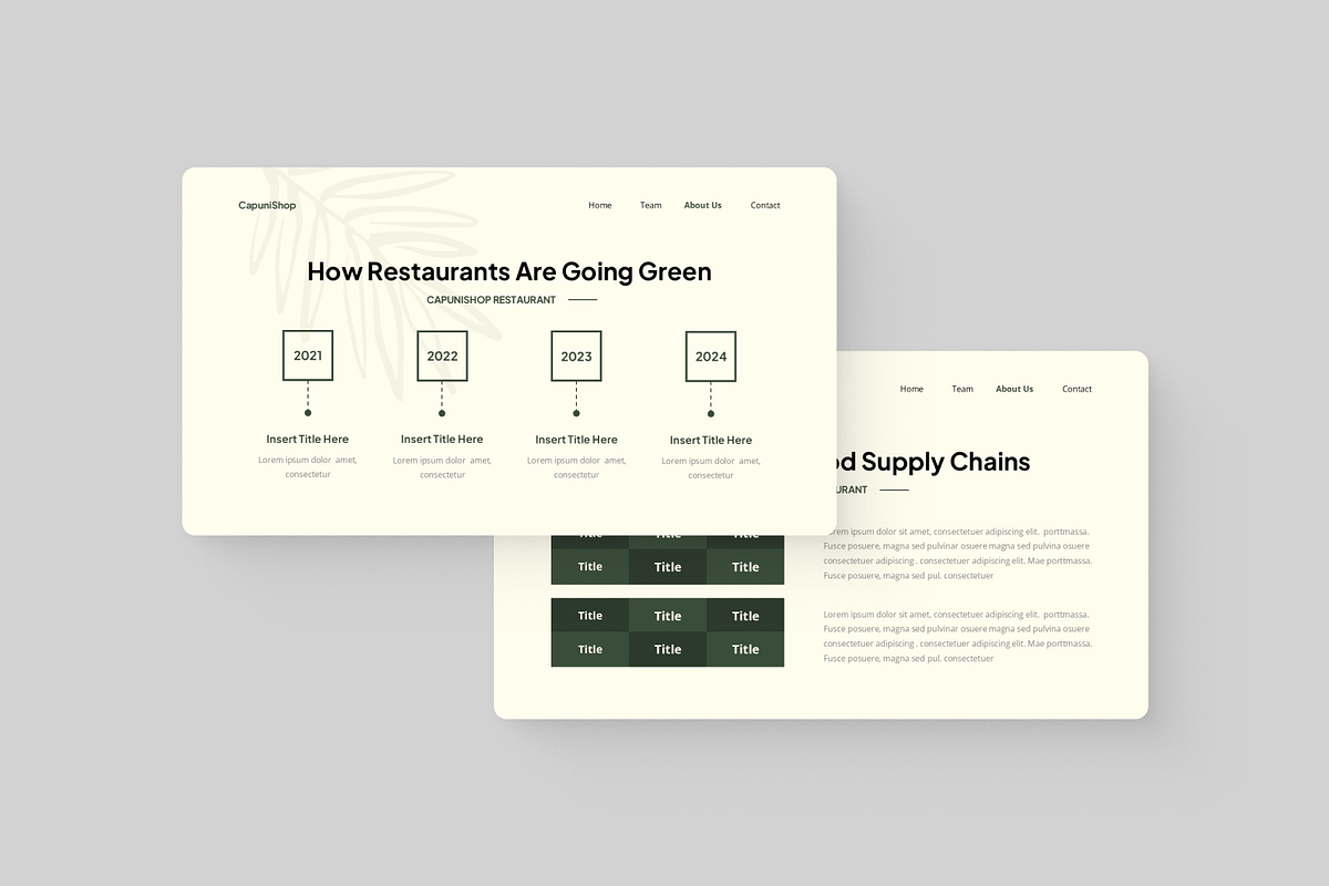 Food dan Restaurant Keynote, a Presentation Template by Annora Studio (Photo 2 of 5)