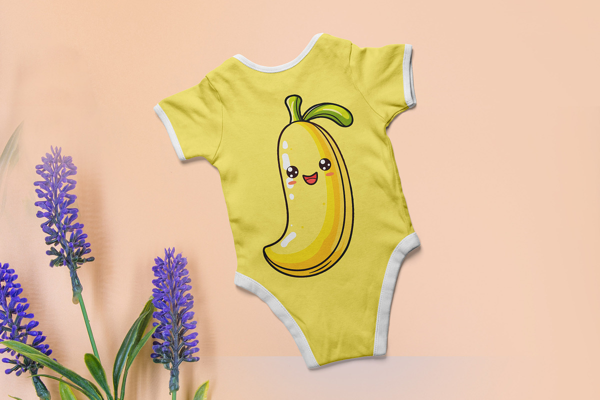 kawaii Fruits Clipart, an Illustration by Forhadx5 (Photo 10 of 10)