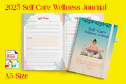 2025 Self Care Wellness Journal, a Stationery Template by Graphic Template (Thumbnail 1 of 2)