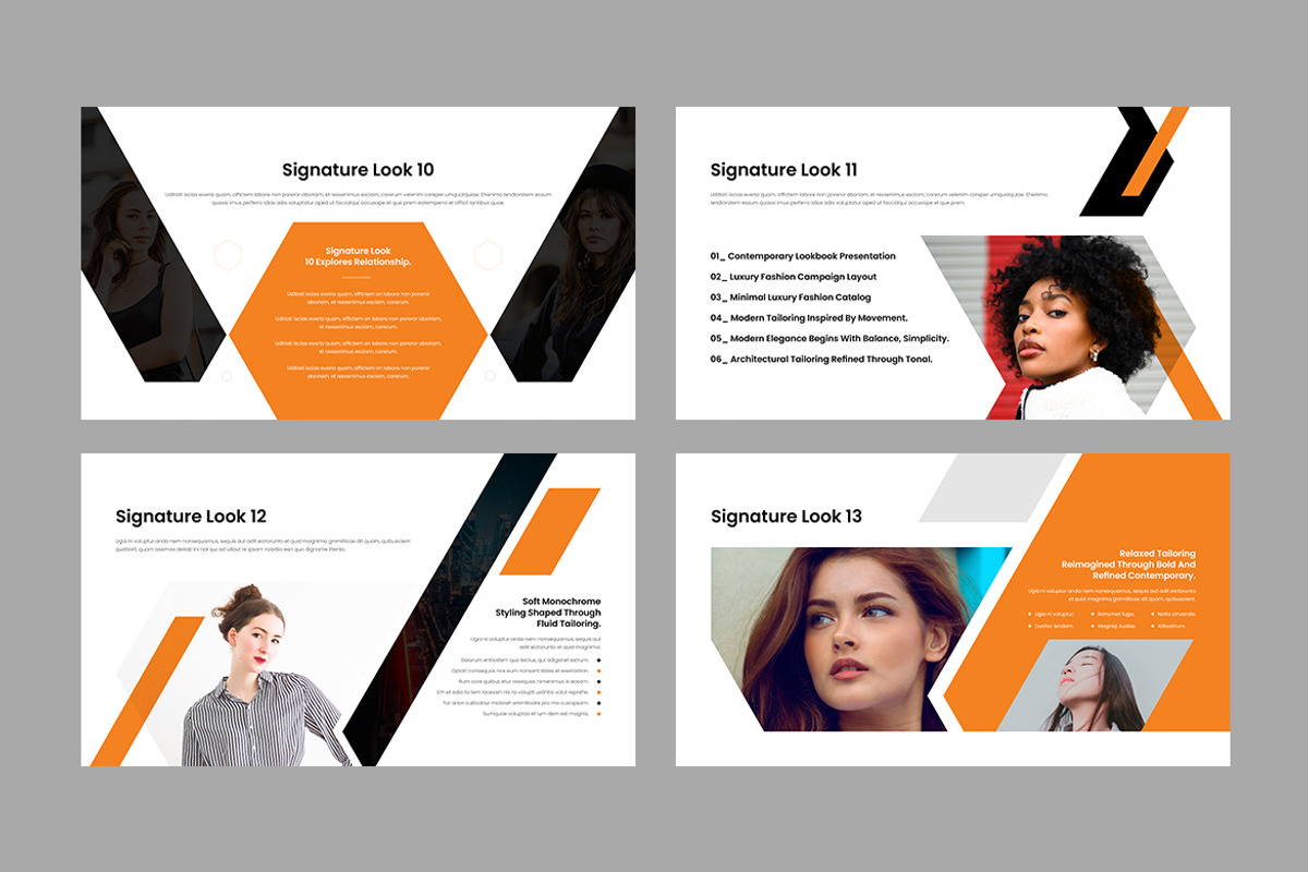 Lookbook Presentation Template, a Presentation Template by White Graphic (Photo 7 of 11)