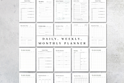 Digital ADHD Planner Printable, a Stationery Template by BRANDcontent (Thumbnail 2 of 9)