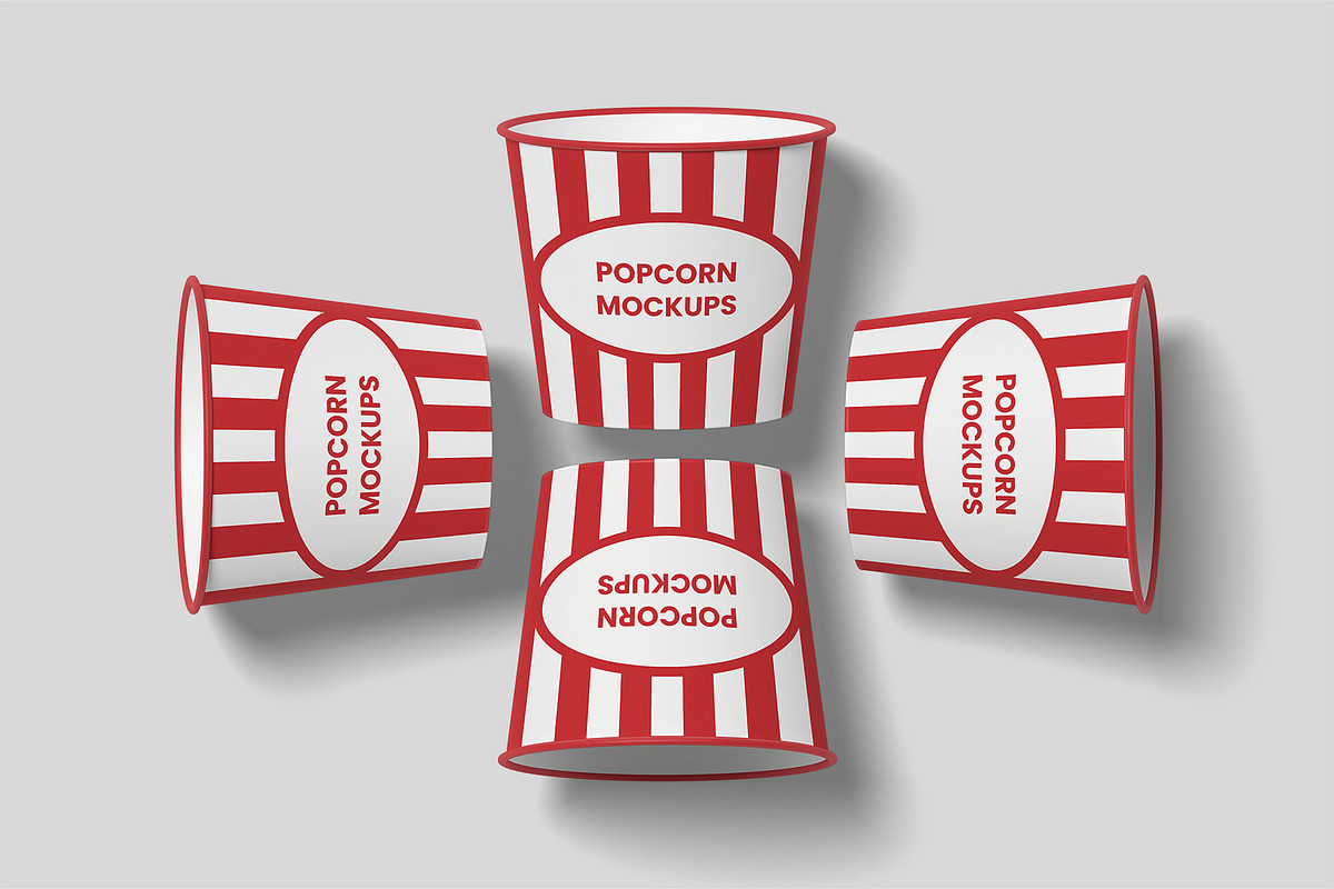 Popcorn Bucket Mockup Bundles, a Cups & Container Mockup by Compositing Studio (Photo 19 of 20)