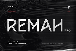 Remah Pro / san serif typeface