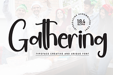 Gathering | Script Font