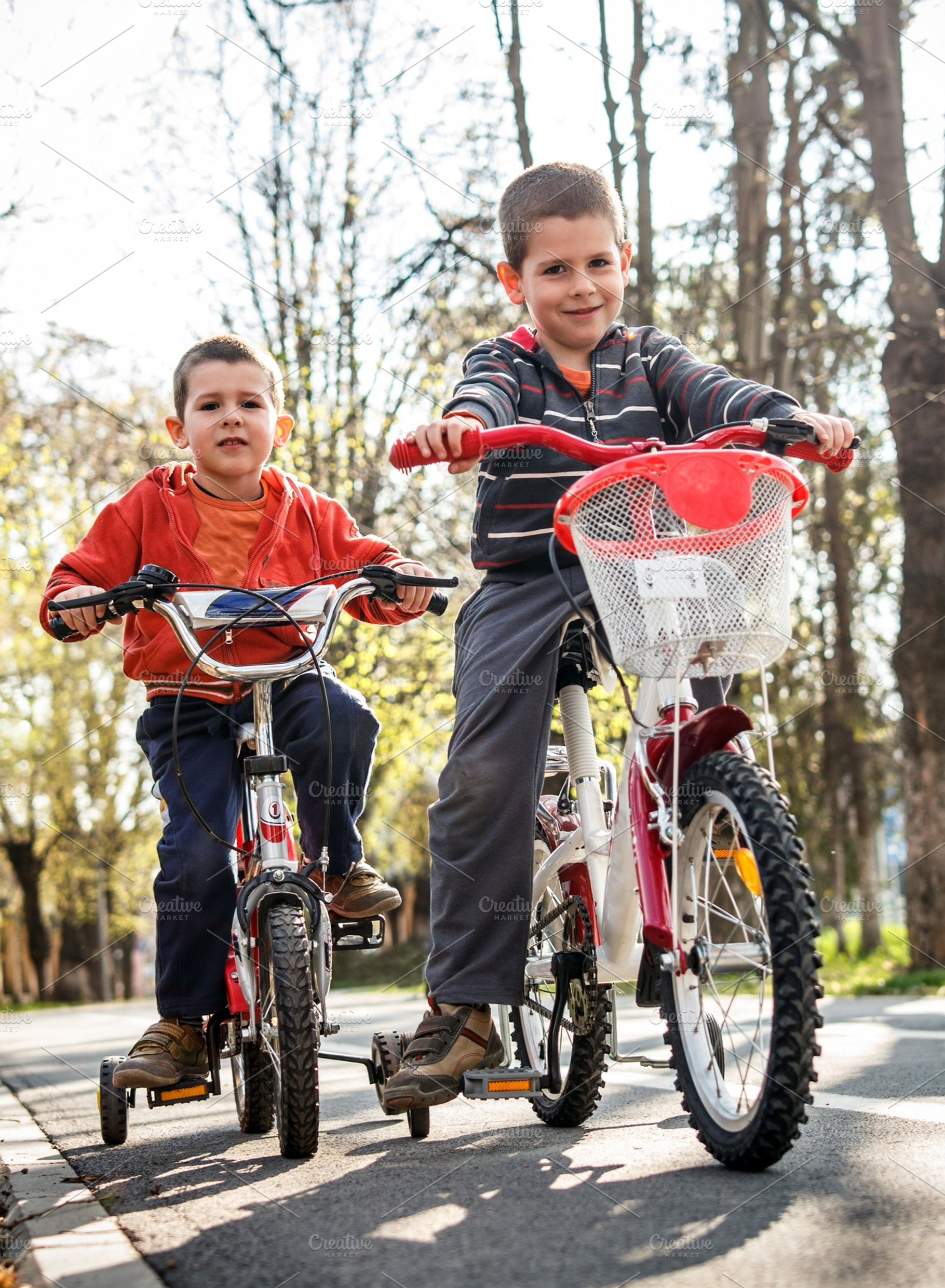 Boys With Bike