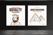 140 History Doodle Icons Bundle, an Outline Icon by Vectors Market (Thumbnail 3 of 11)