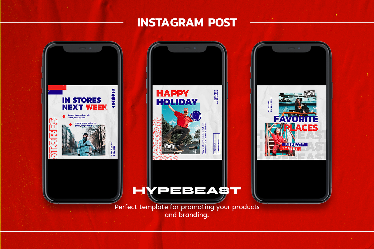 Ludenm-Hype Instagram Stories & Post, a Social Media Template by MYDesign (Photo 2 of 5)