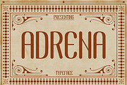 Adrena - Display Typeface, a Font by Annivers Type (Thumbnail 1 of 5)