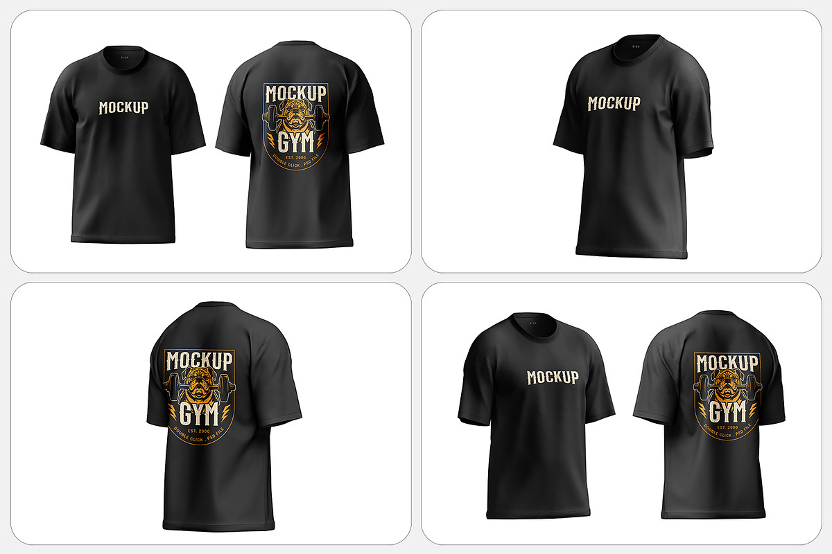 Oversized T-Shirt Mockup, a Shirt Mockup by Ram Studio LLC (Photo 2 of 12)