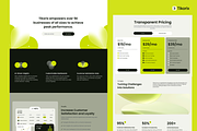 Tikorix. Website template, an UI Kit Template by Brandarnia (Thumbnail 4 of 7)